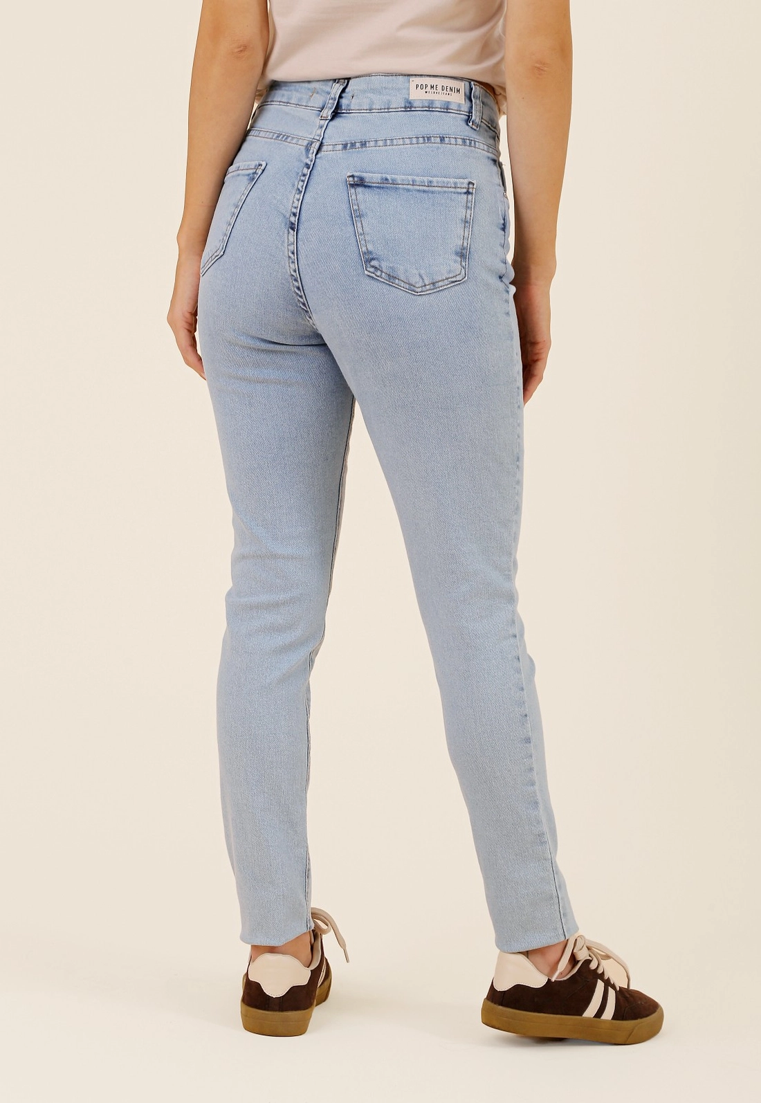 Calça Jeans Skinny Azul Claro