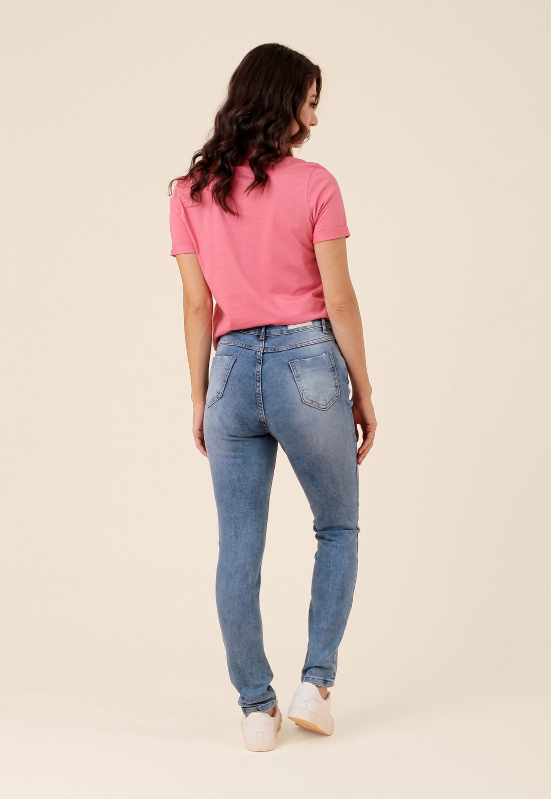 Calça Jeans Skinny Puídos