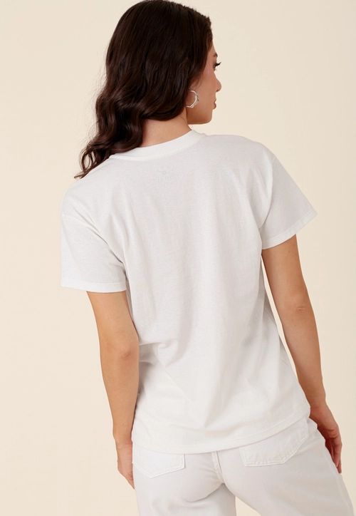 T-Shirt Em Algodão Manga Curta Arara
