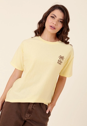 T-Shirt Em Algodão Manga Curta Palmeira