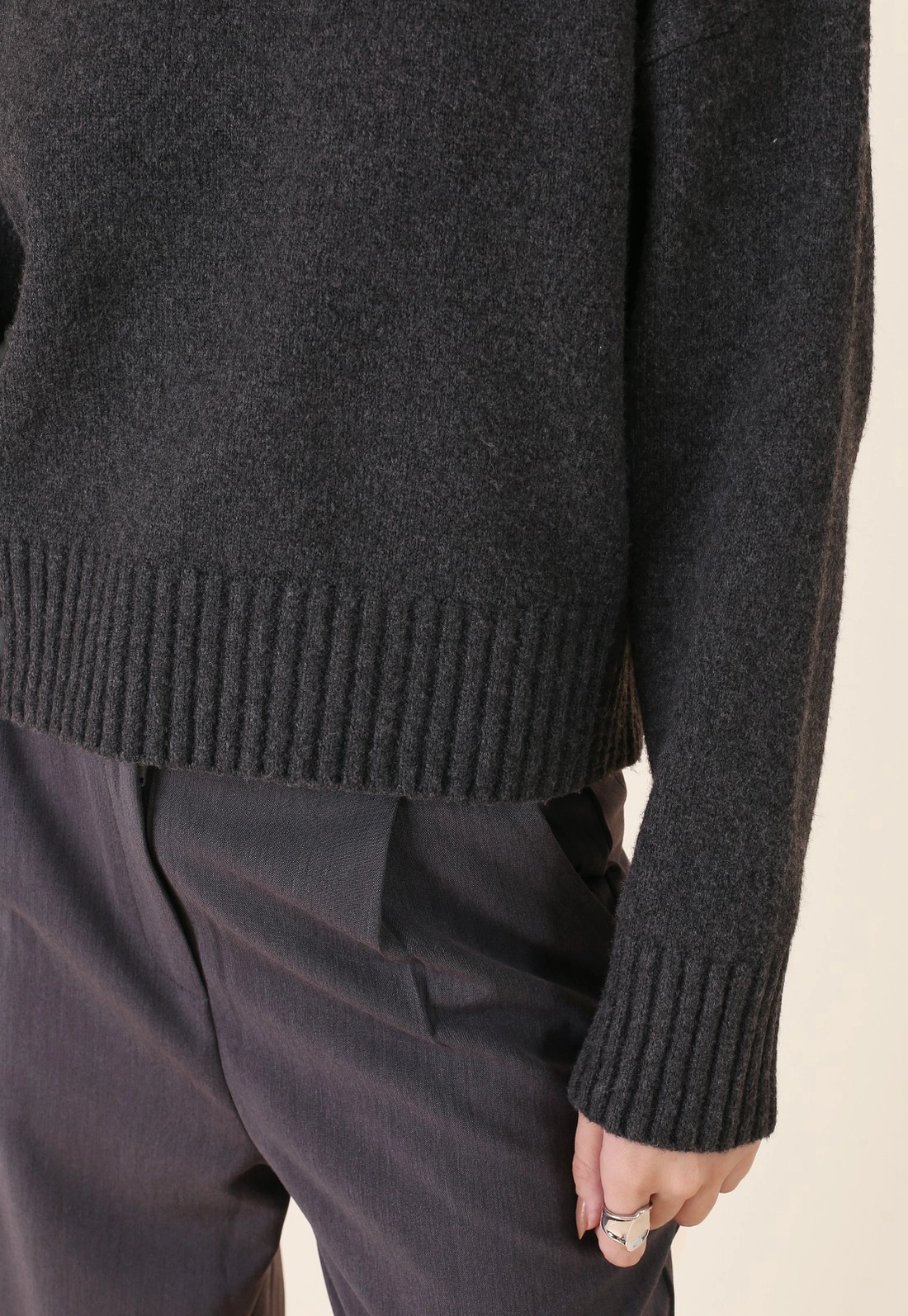 Blusa Tricô Oversized Manga Longa