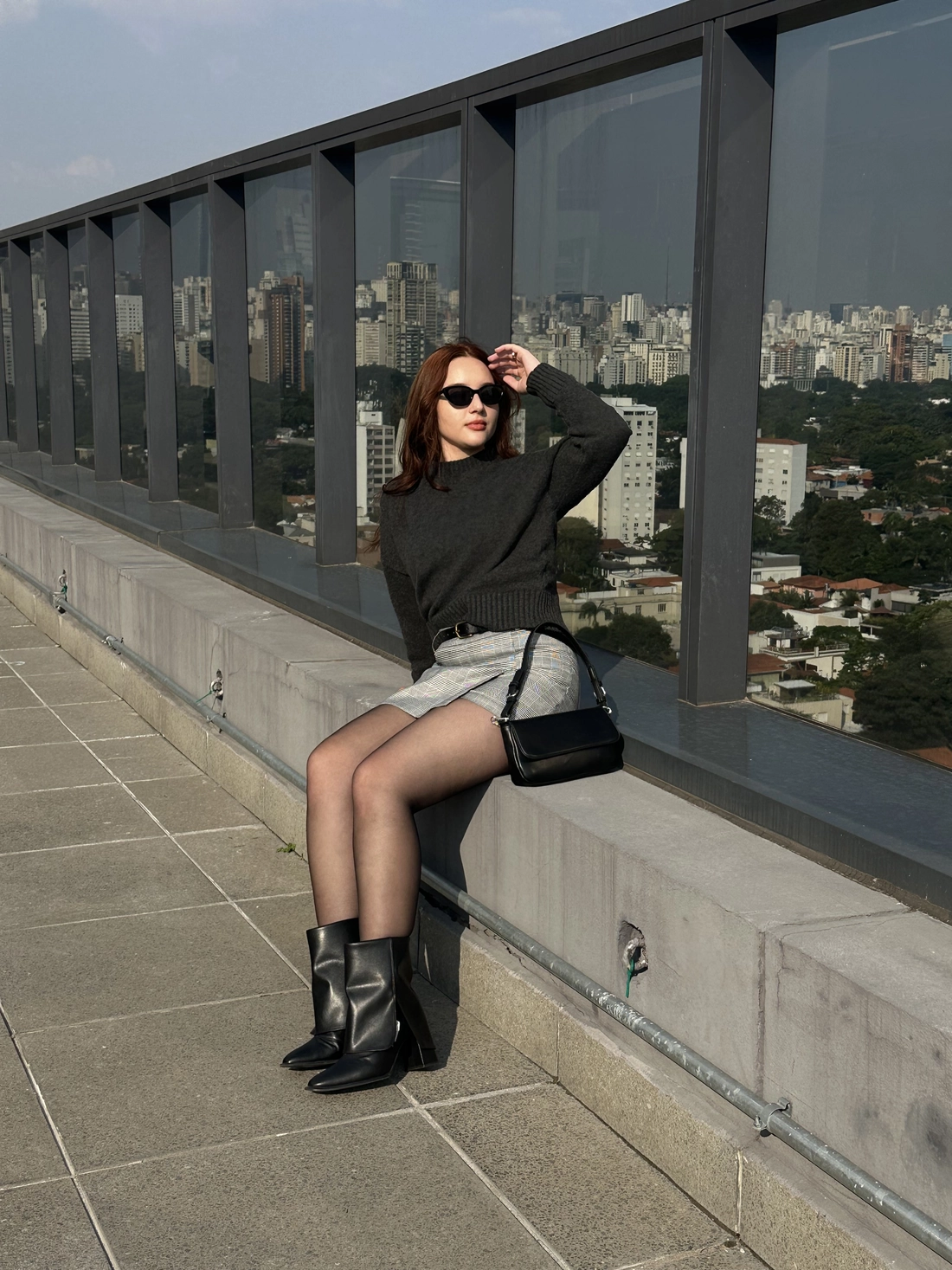Blusa Tricô Oversized Manga Longa