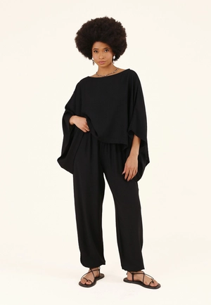 Calça Aladim Em Viscose Alfaiataria