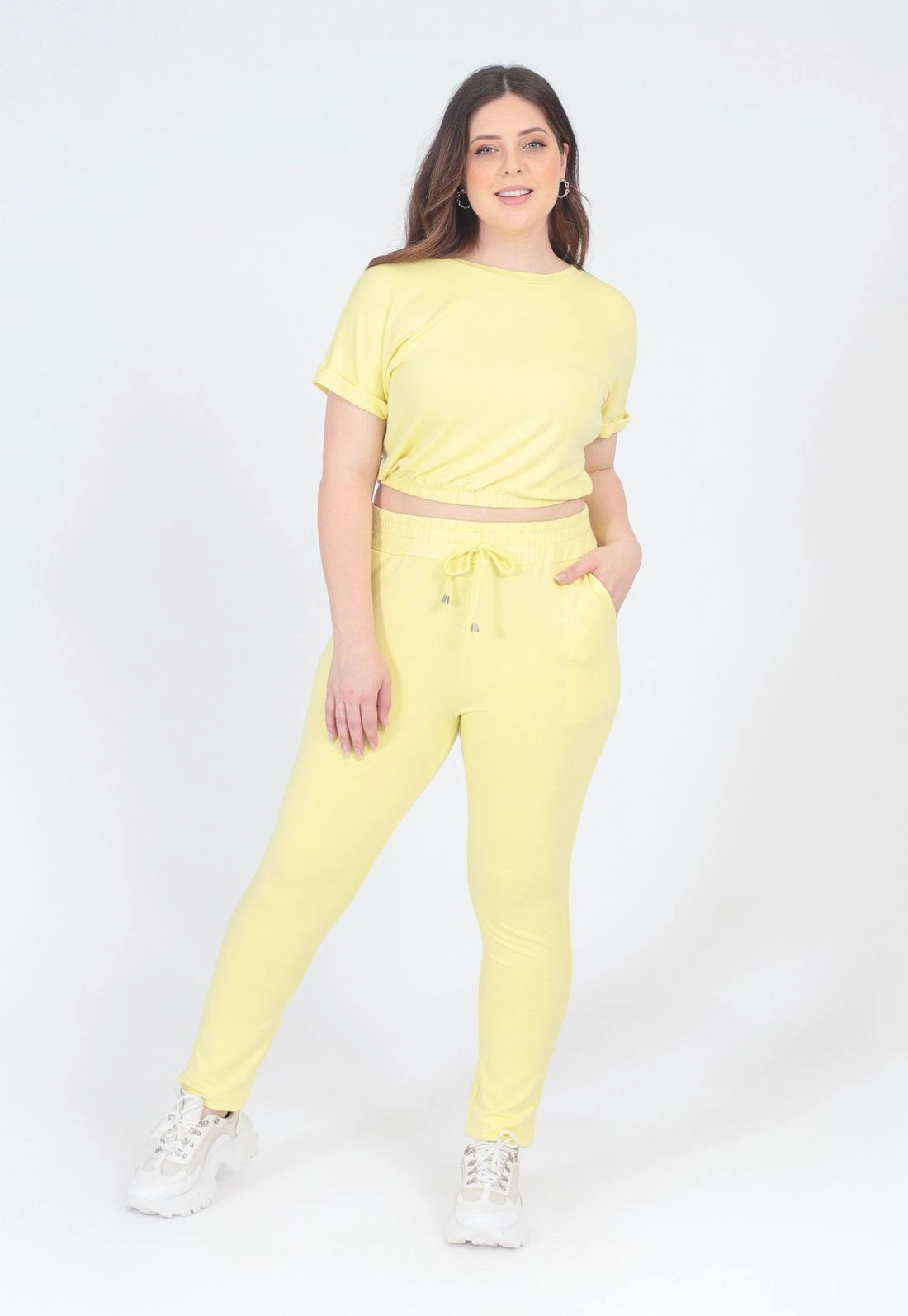 Blusa Manga Curta Barra Elástico