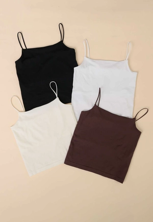 Blusa Regata Em Poliamida Sem Costura
