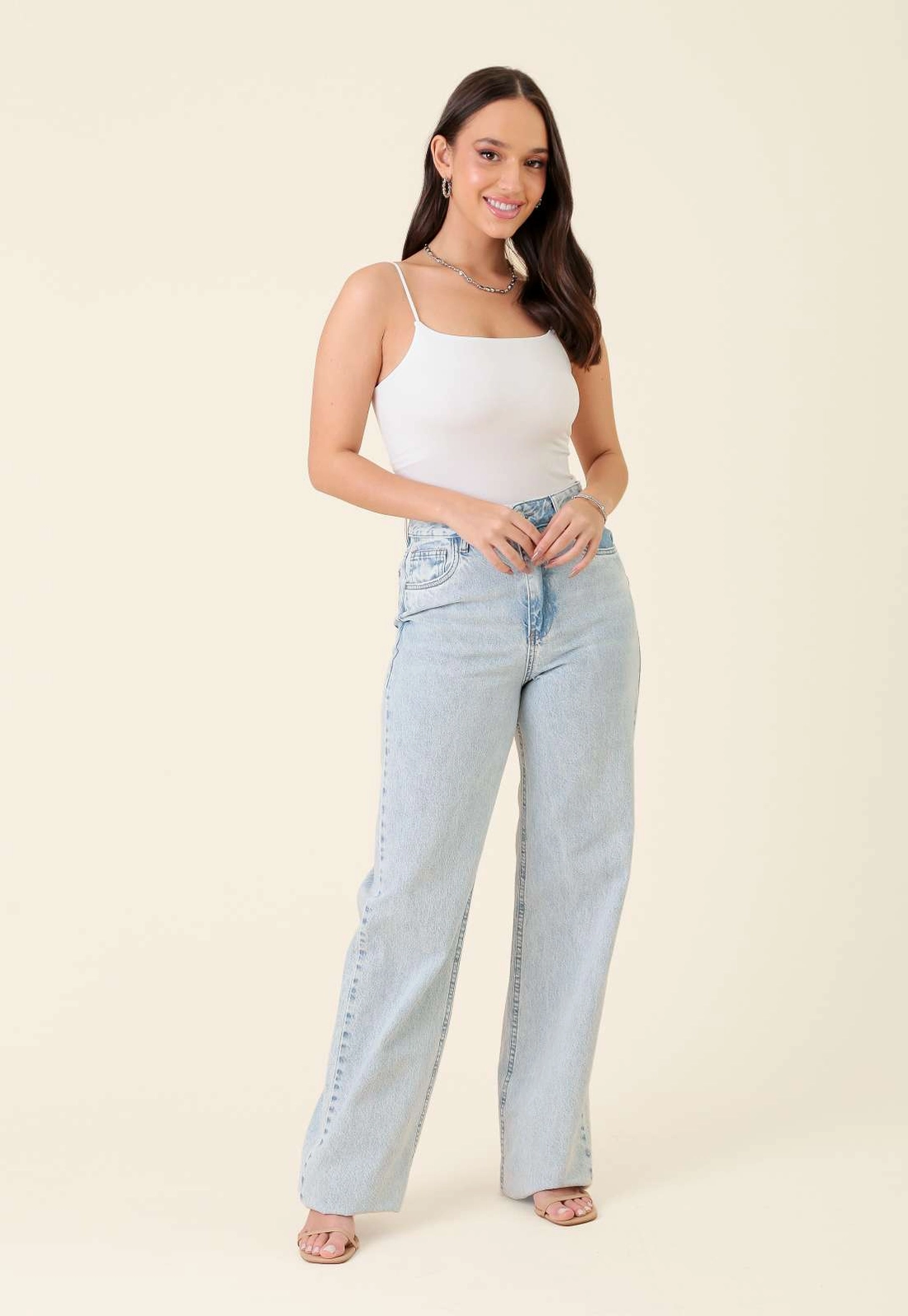 Blusa Regata Em Poliamida Sem Costura