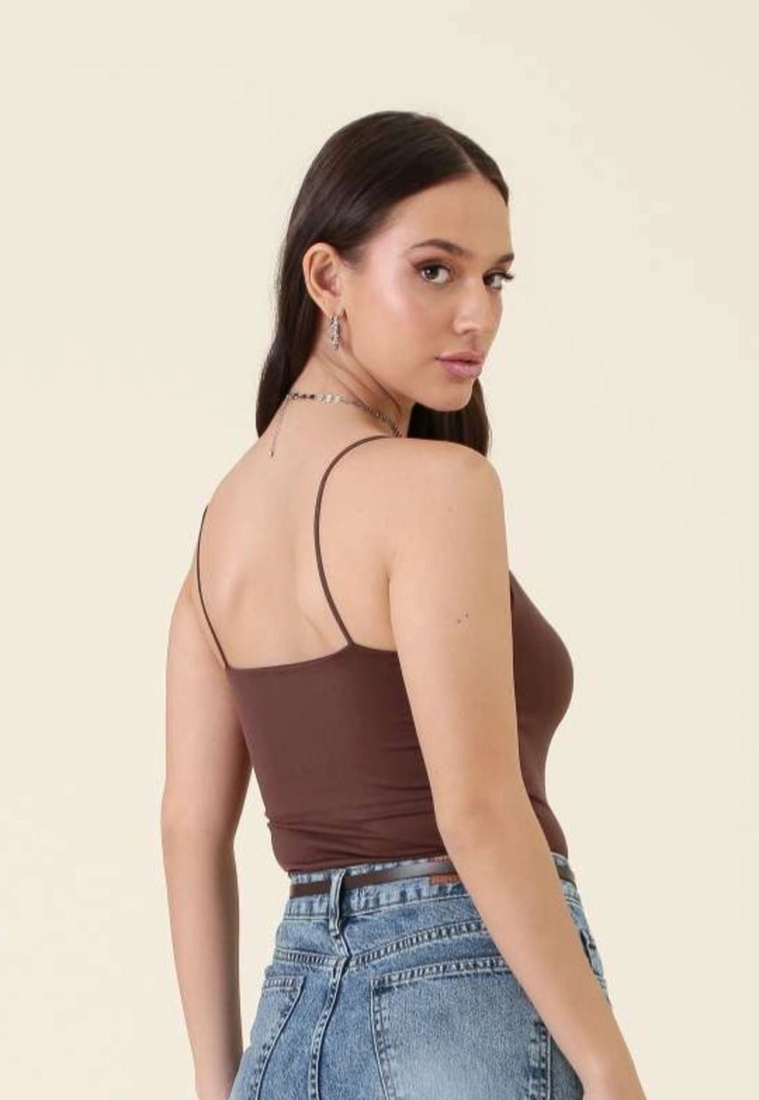 Blusa Regata Em Poliamida Sem Costura