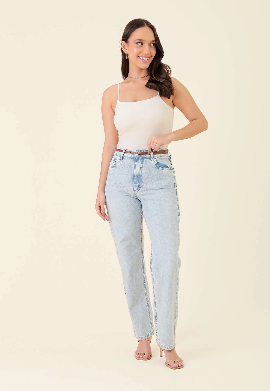 Blusa Regata Em Poliamida Sem Costura