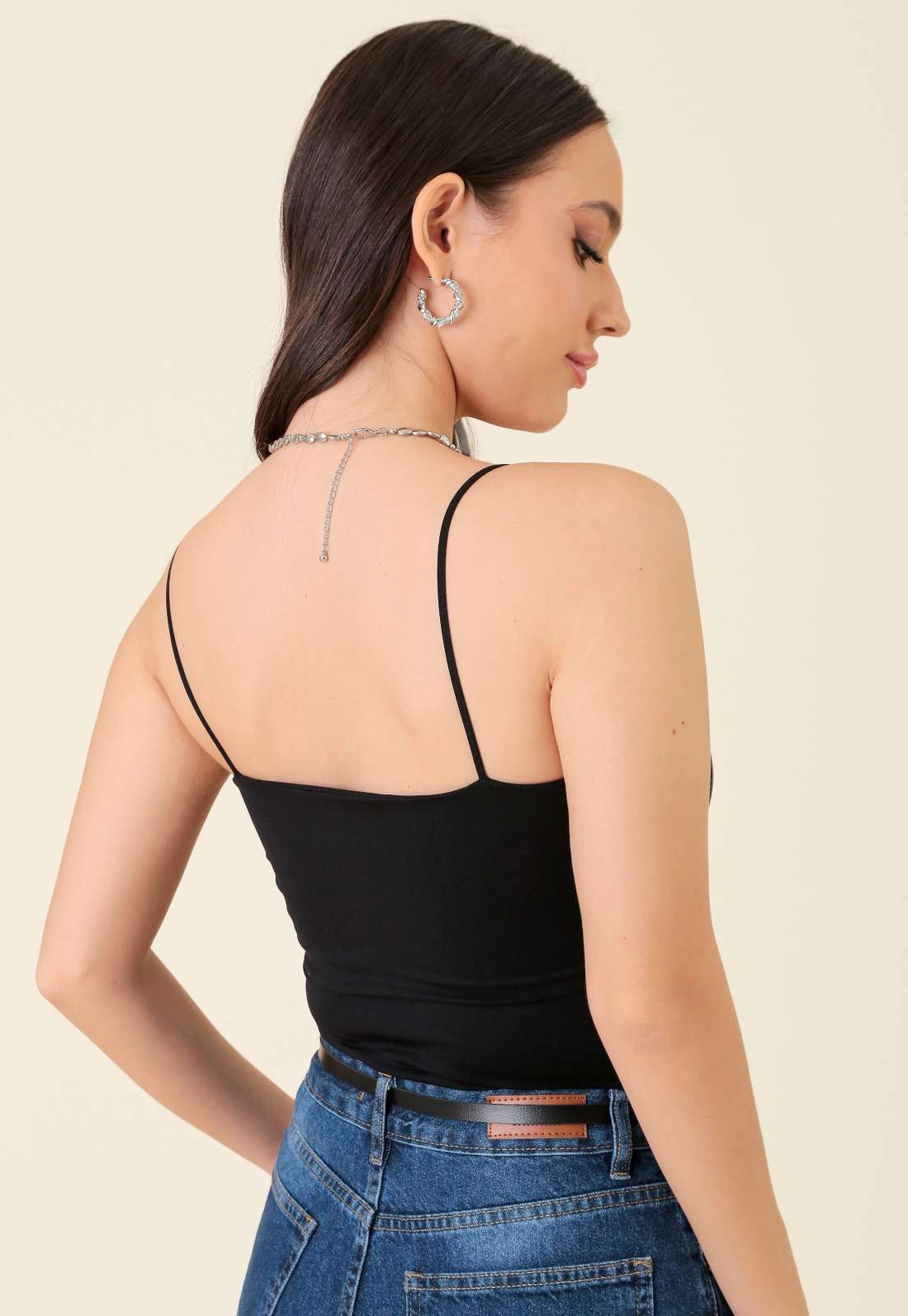 Blusa Regata Em Poliamida Sem Costura