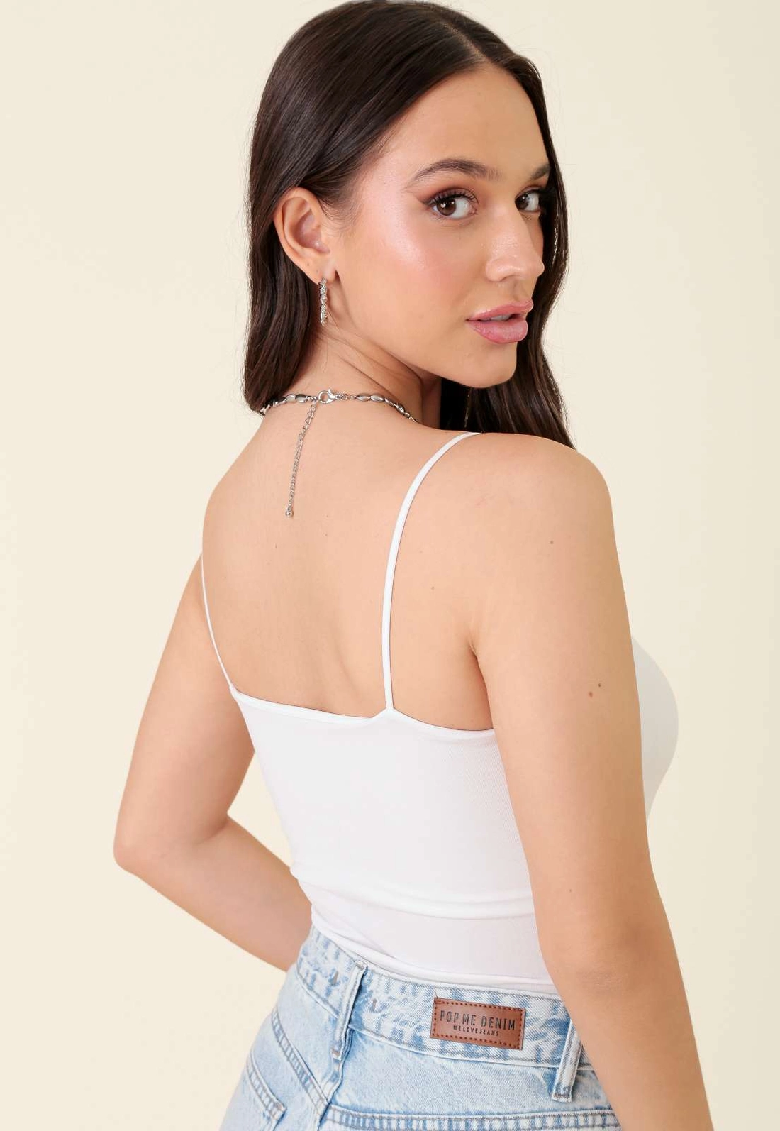Blusa Regata Em Poliamida Sem Costura