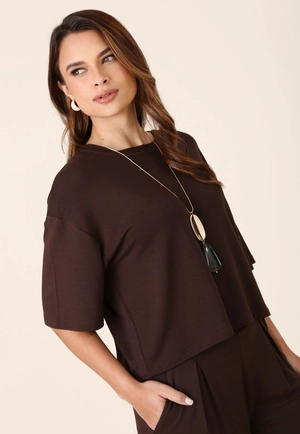 Blusa Manga Curta Em Molecotton