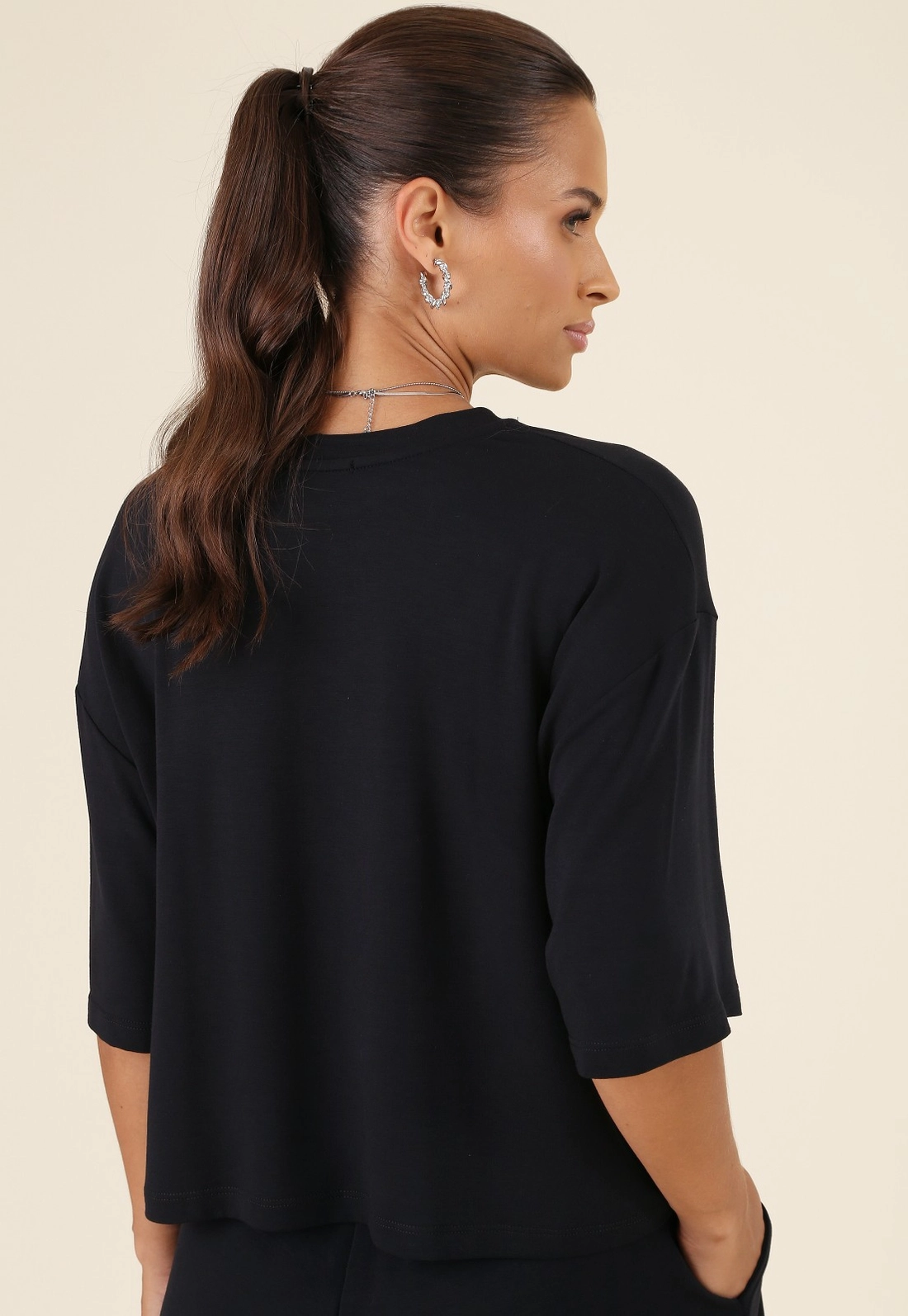 Blusa Manga Curta Em Molecotton