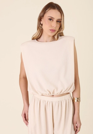 Blusa Muscle Tee Em Malha Texturizada