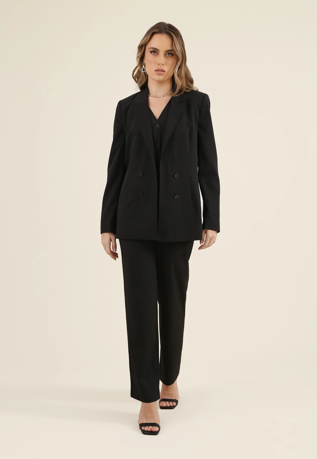 Blazer De Alfaiataria Oversized