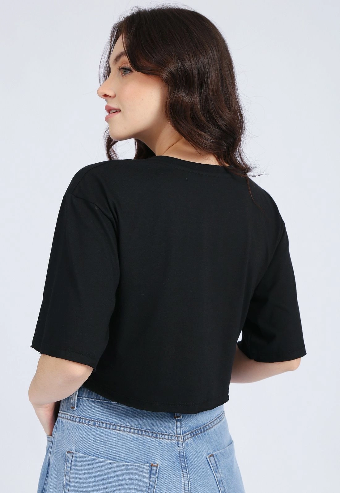 Cropped Malha Manga Curta Cool Babe