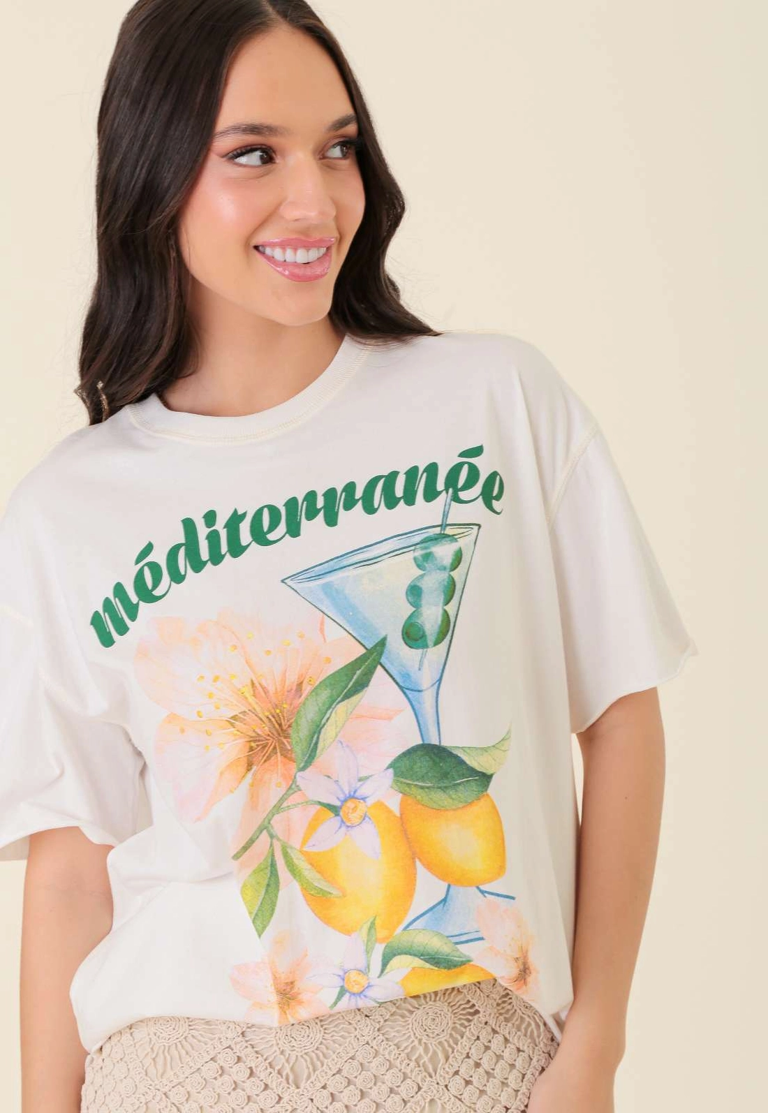 T-Shirt Estonada Oversize Mediterranee