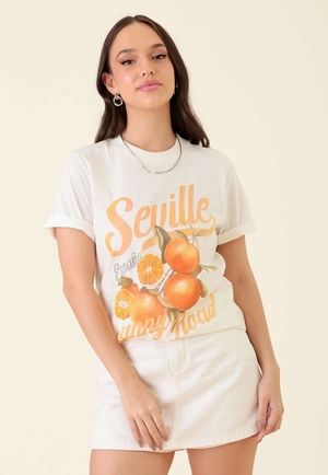 T-Shirt Over Em Meia Malha Seville