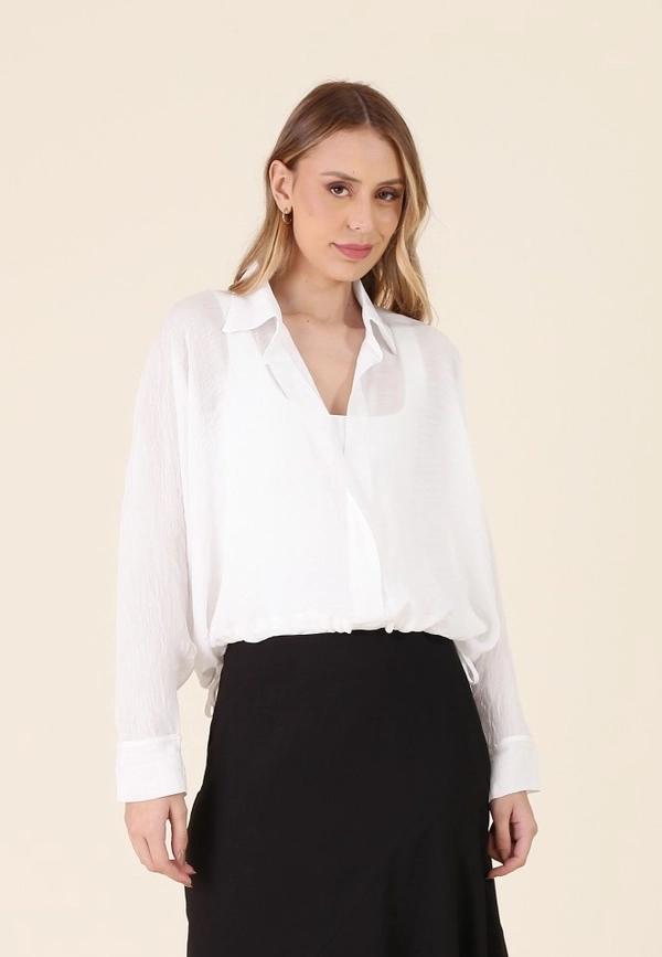 Camisa Manga Longa Com Puxador Na Lateral
