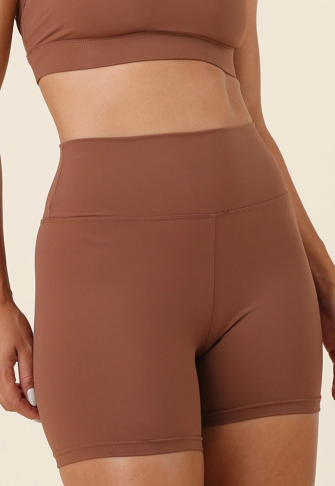 Short Esportivo Em Poliamida Com Bolso Cós