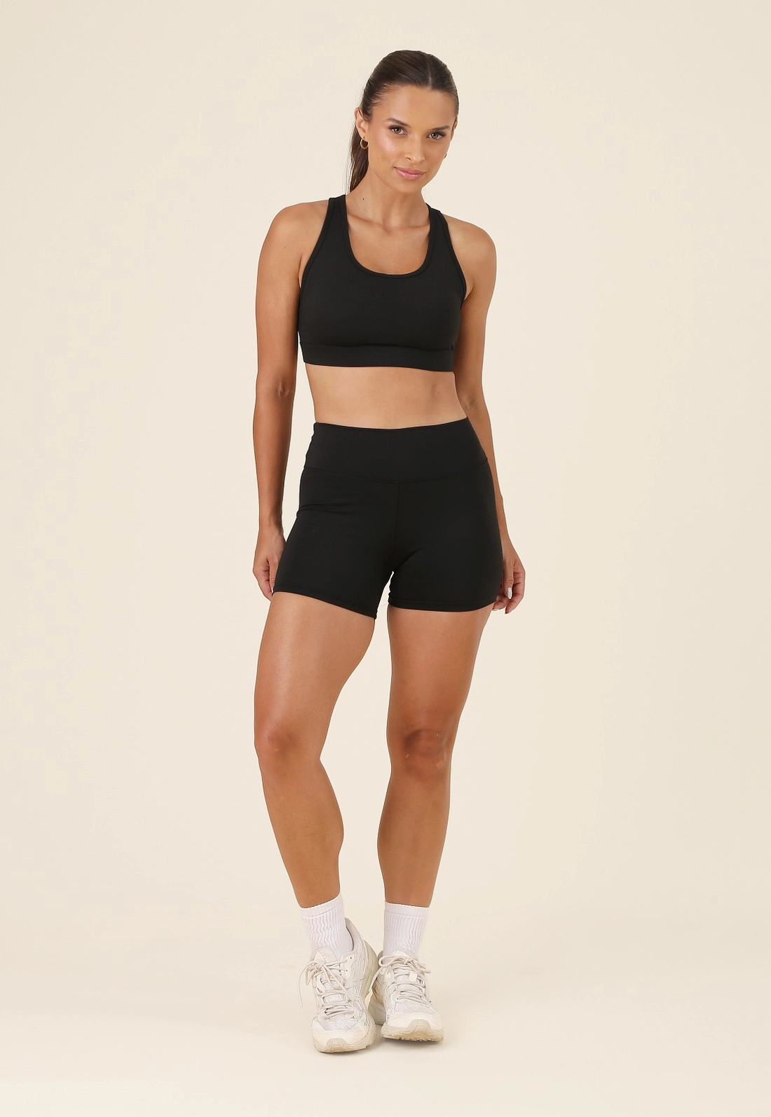 Short Esportivo Em Poliamida Com Bolso Cós