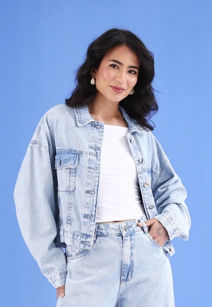 Jaqueta Jeans Oversized