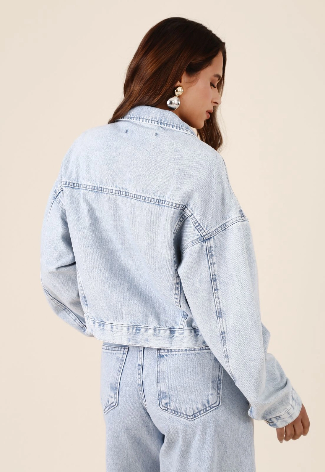 Jaqueta Jeans Oversized