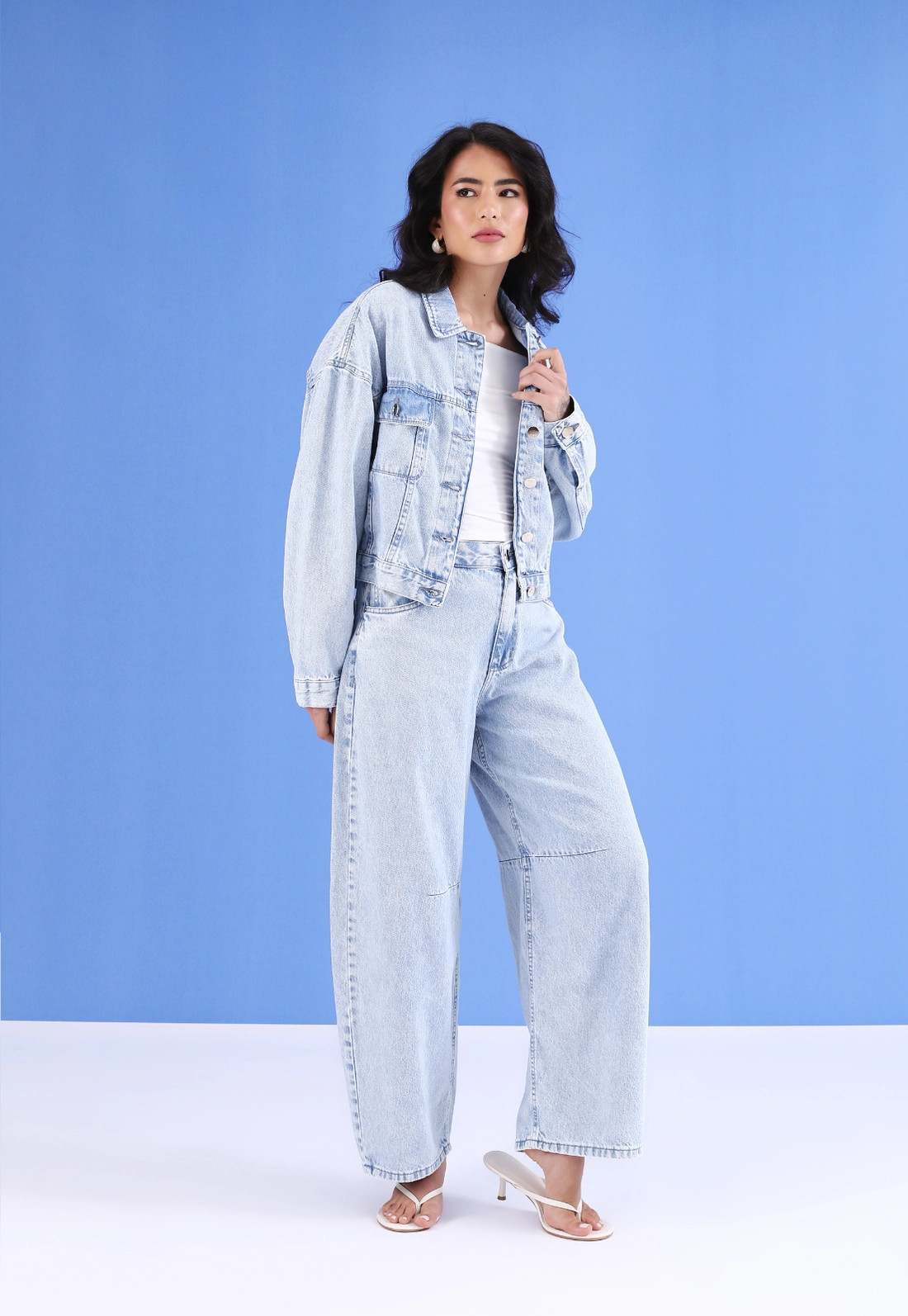 Jaqueta Jeans Oversized