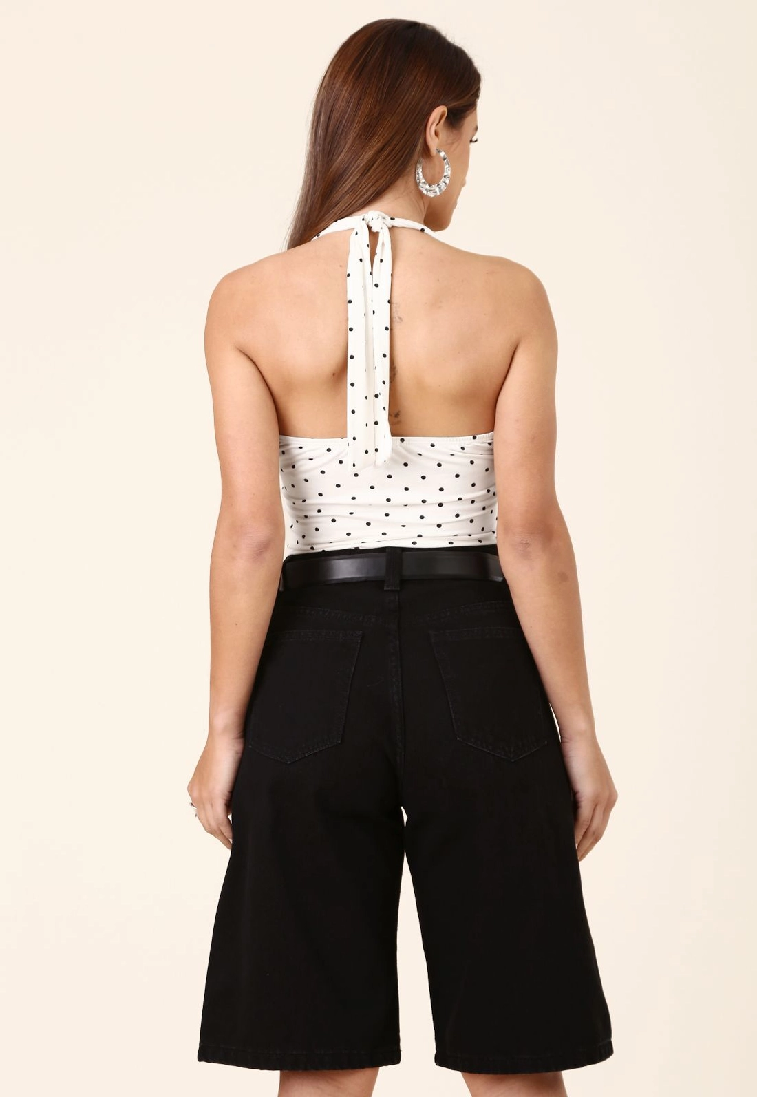 Bermuda Jeans Black