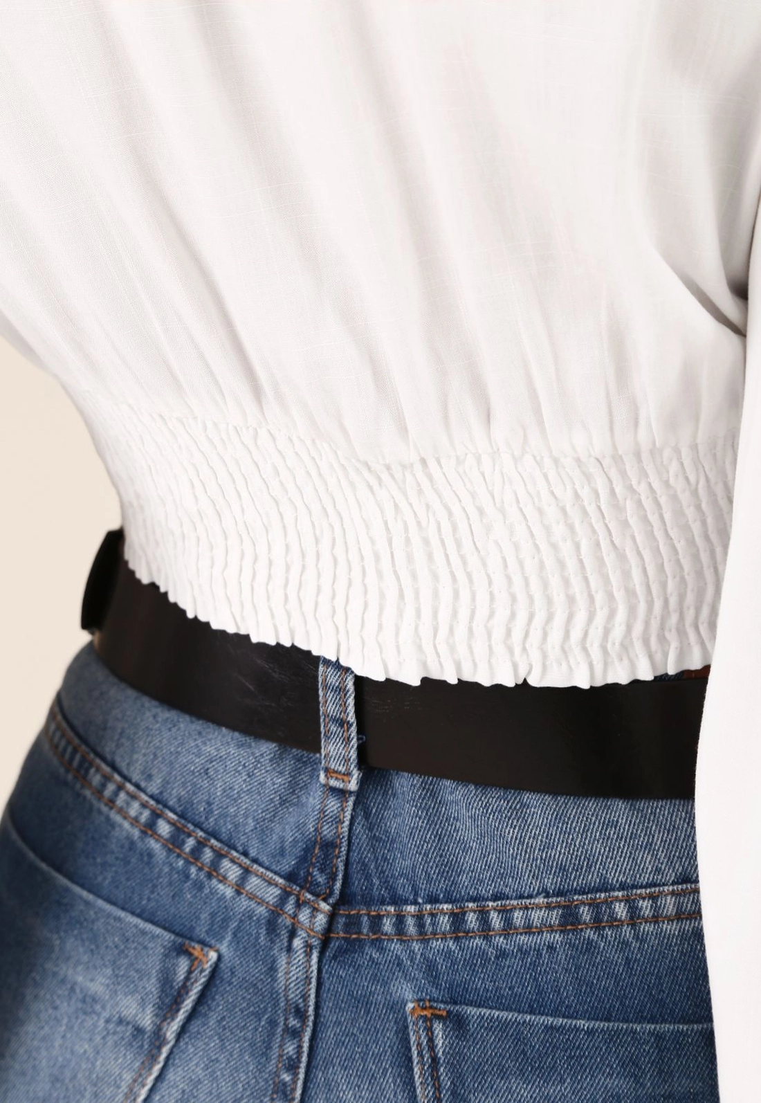 Cropped Manga Longa Transpassado