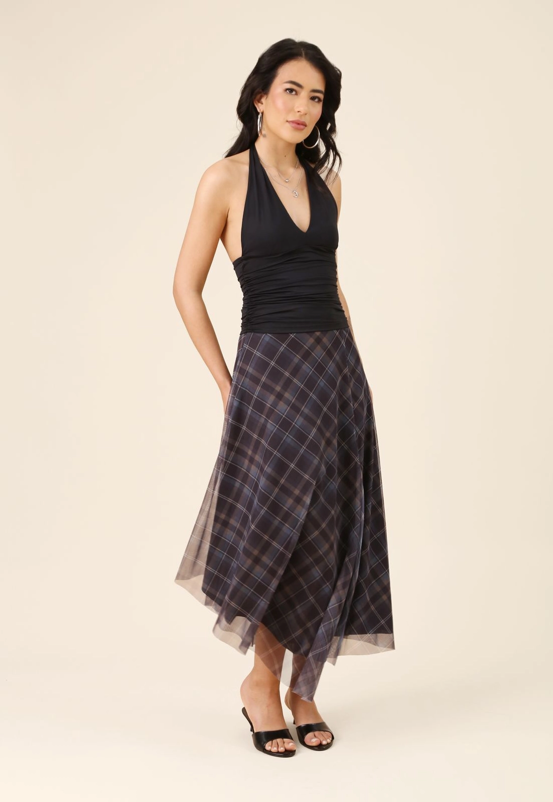 Blusa Frente Única Em Poliamida