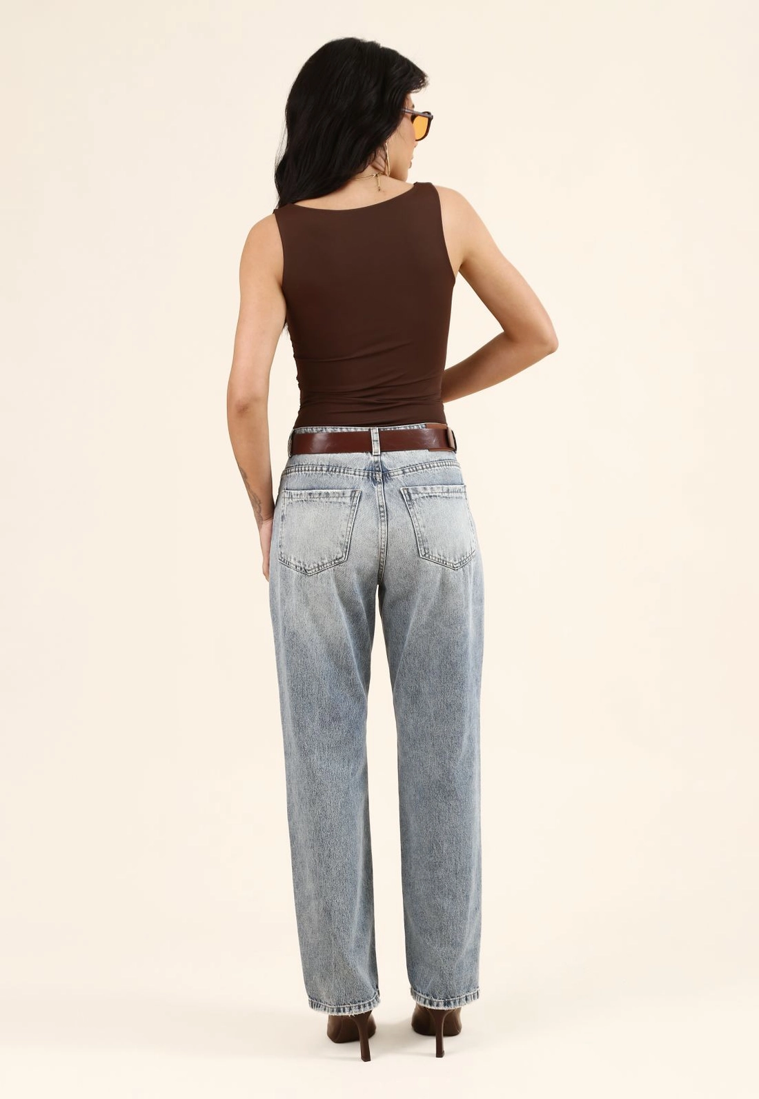 Blusa Com Decote Quadrado E Lateral Franzida