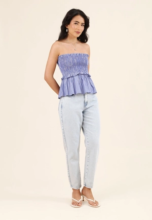 Calça Jeans Mom Delavê