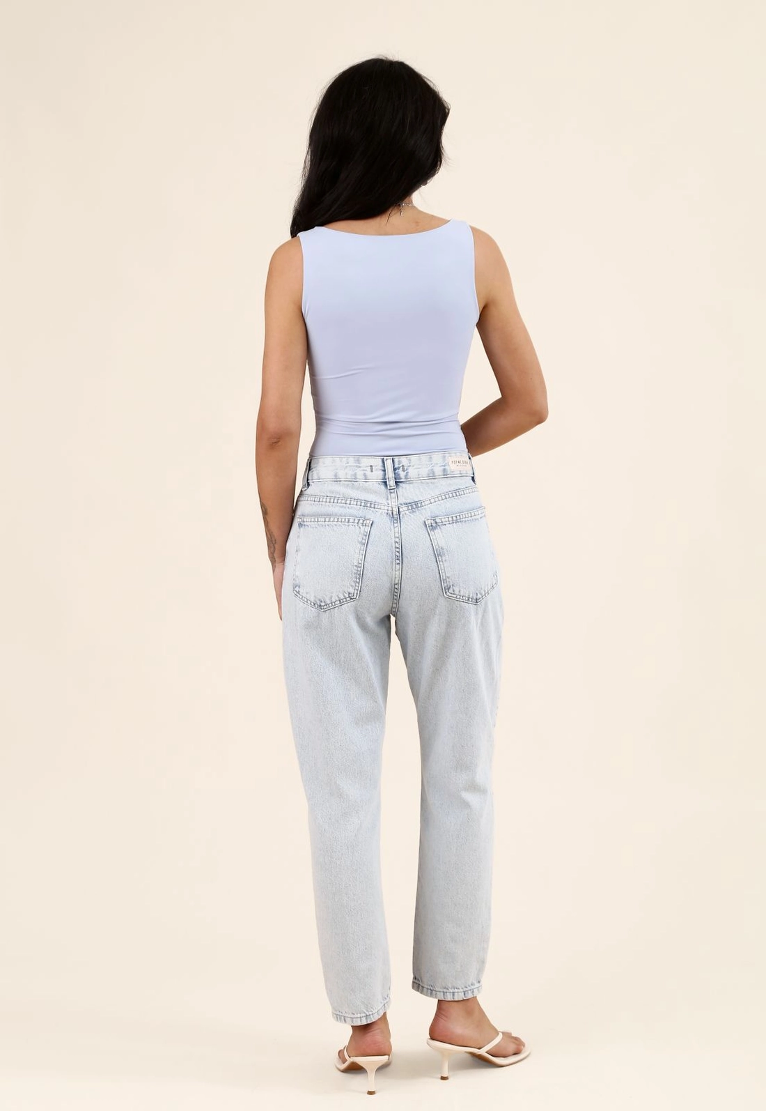 Calça Jeans Mom Delavê