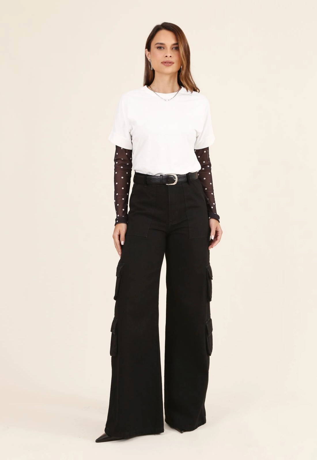 Blusa T-Shirt Manga Curta Ampla