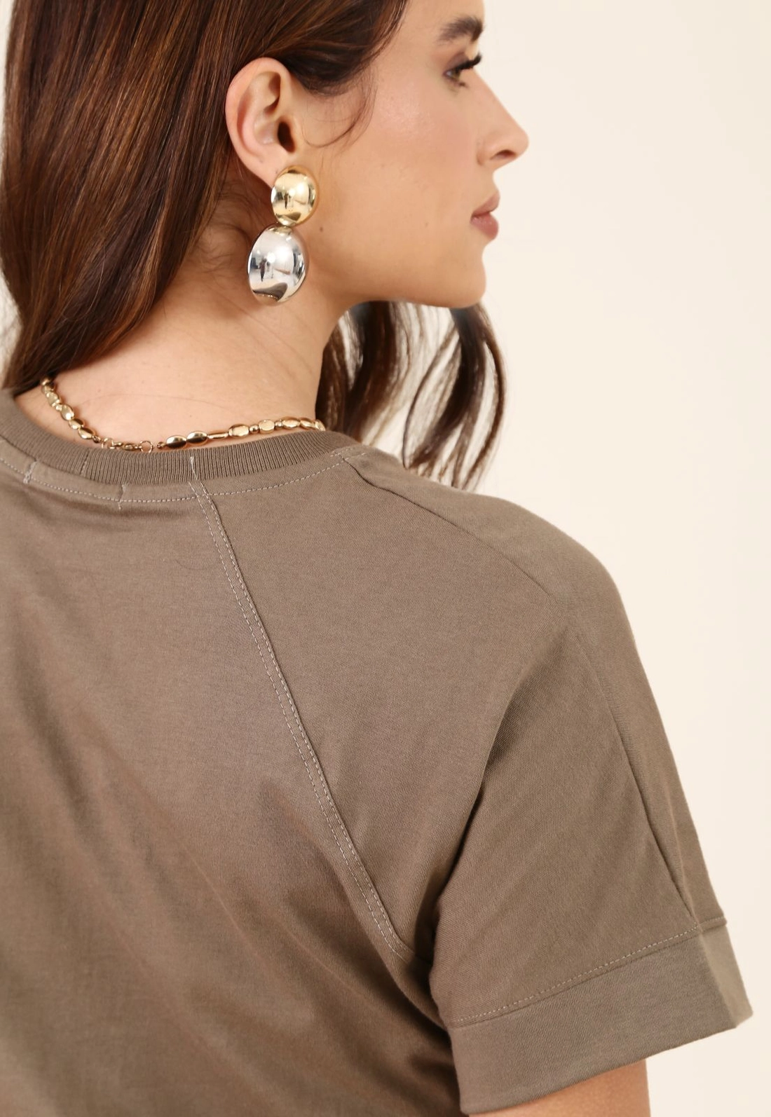 Blusa T-Shirt Manga Curta Ampla