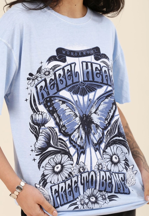 T-Shirt Silk Rebel Heart Estonada