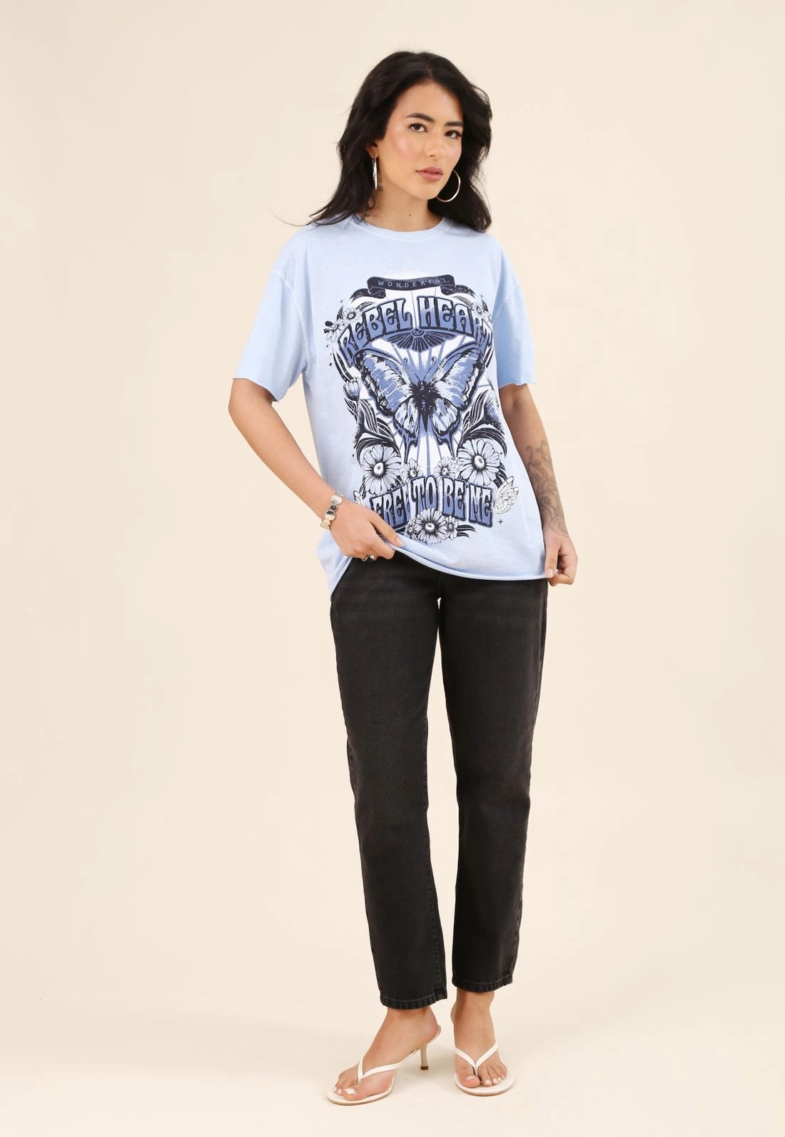 T-Shirt Silk Rebel Heart Estonada