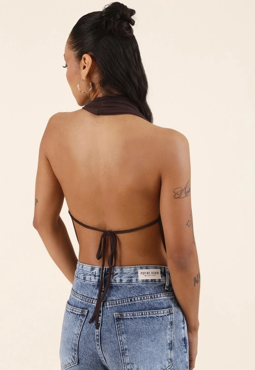 Blusa Frente Única Degagê Em Malha