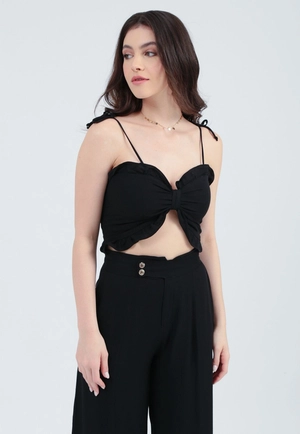 Top Viscose Twill Alça Elastex Elo Busto