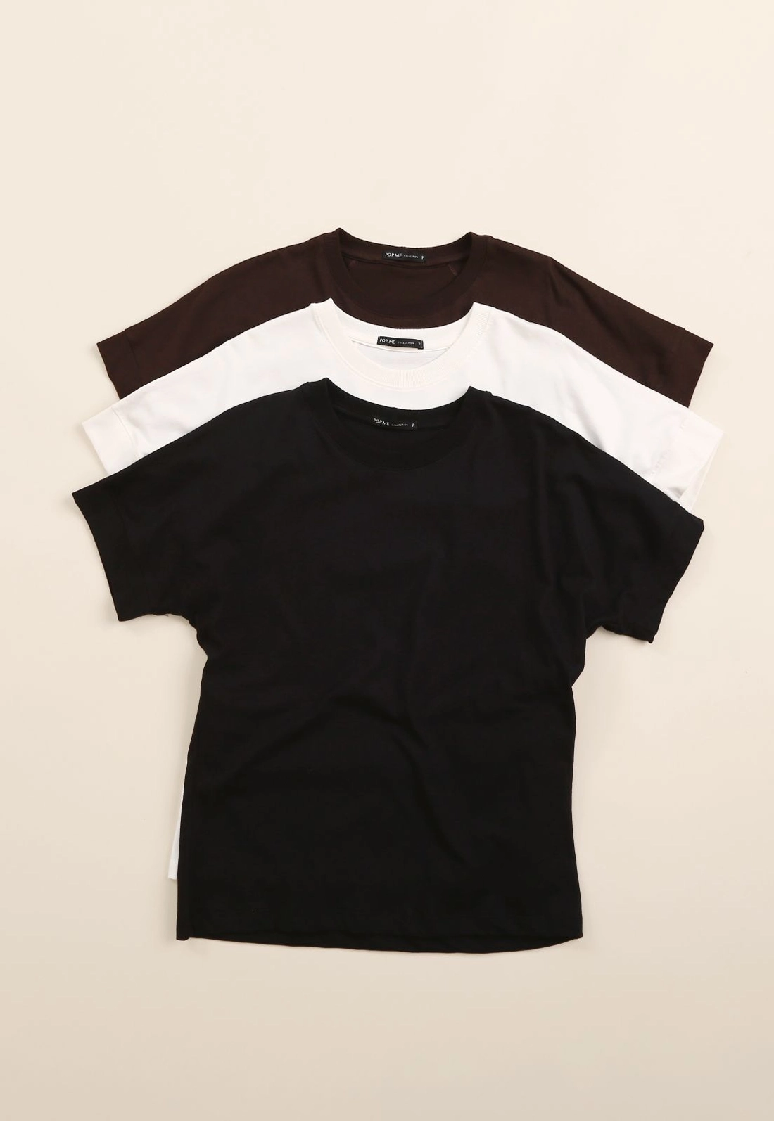 Kit 2 T-shirts Manga Curta Ampla