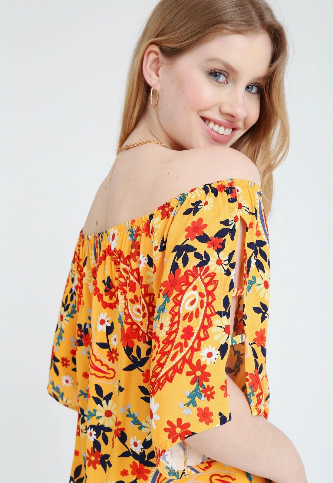 Blusa Ombro A Ombro Cashmere