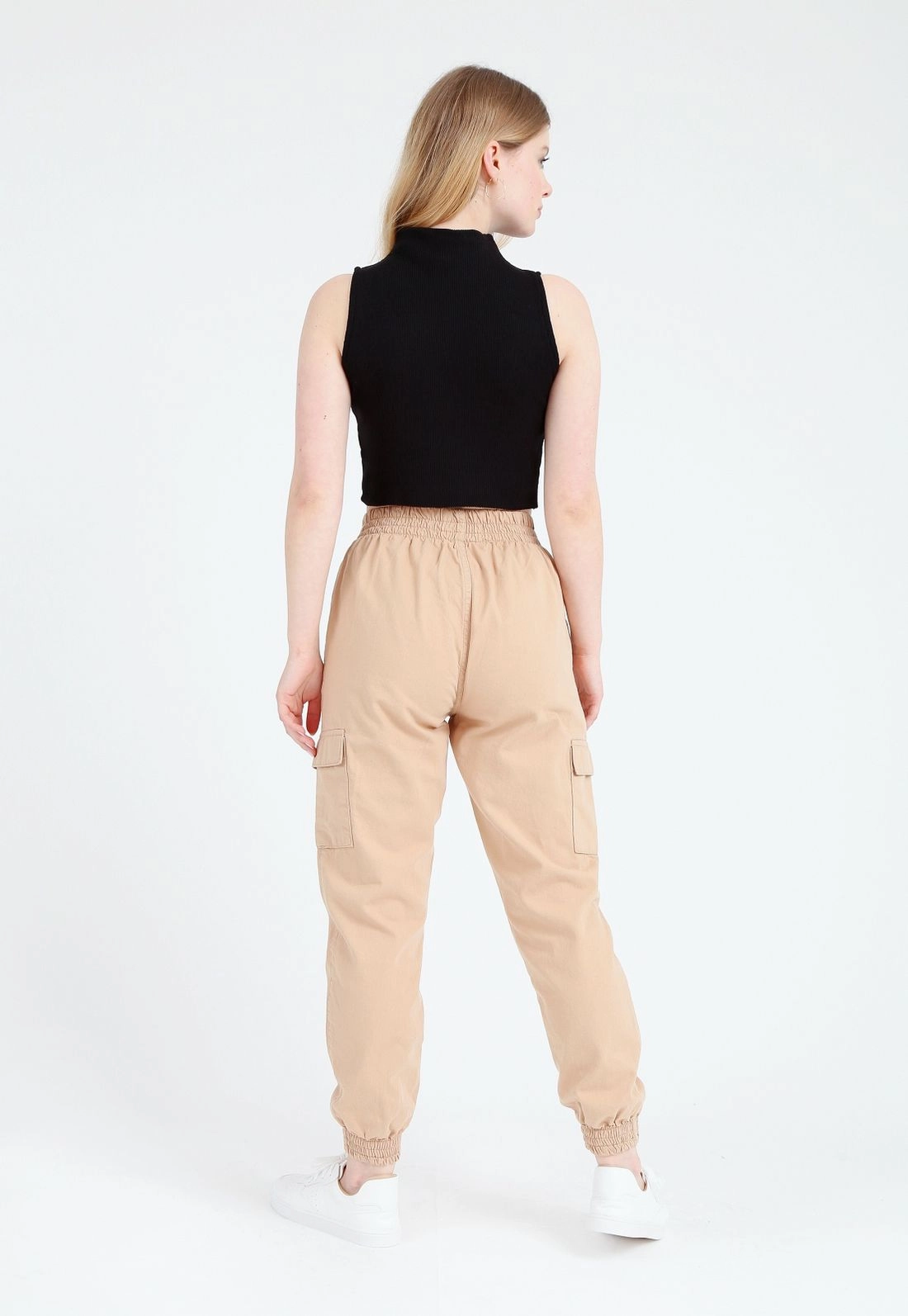 Calça Sarja Jogger Bolso Cargo