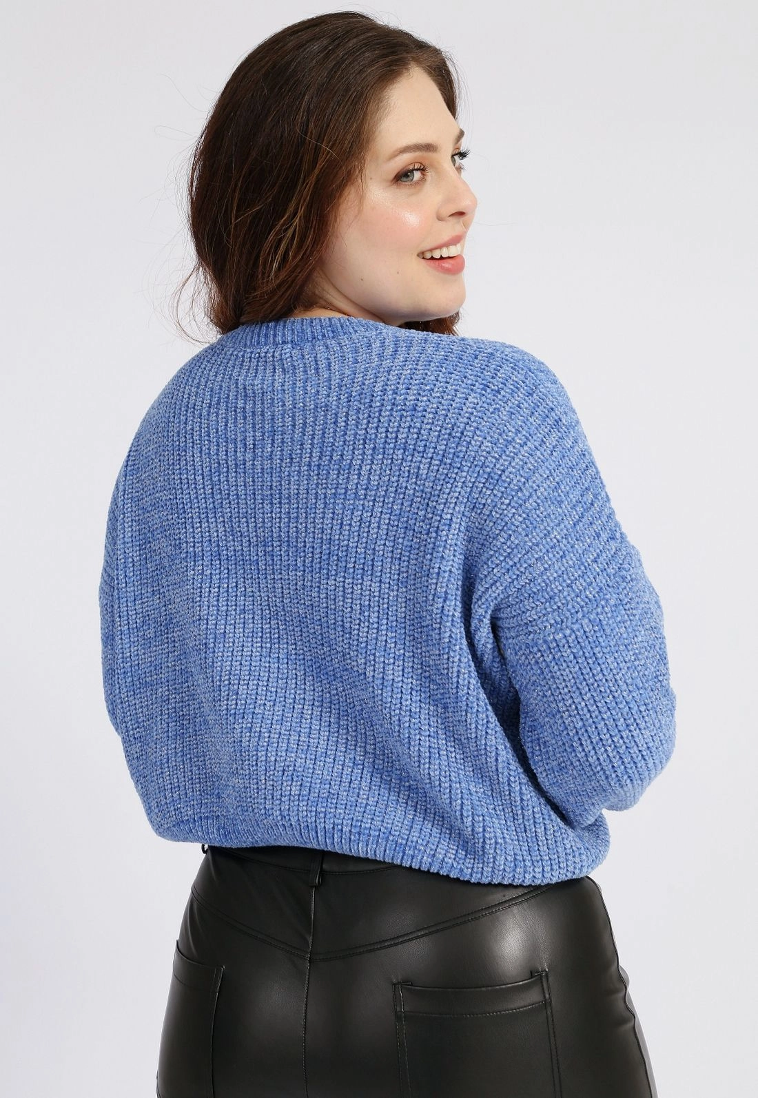Blusa Tricô Chenille Bufante