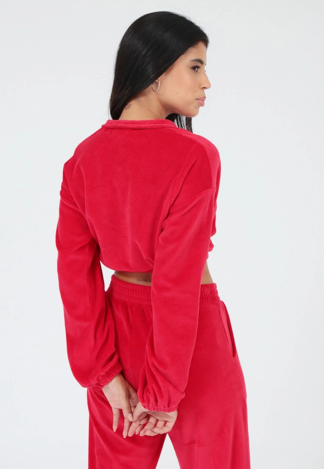 Blusa Cropped Plush Zíper