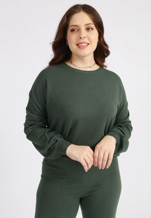 Blusa Tricô Manga Morcego g