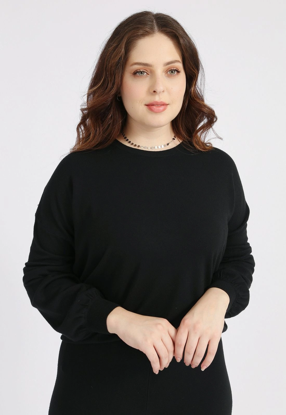 Blusa Tricô Manga Morcego g