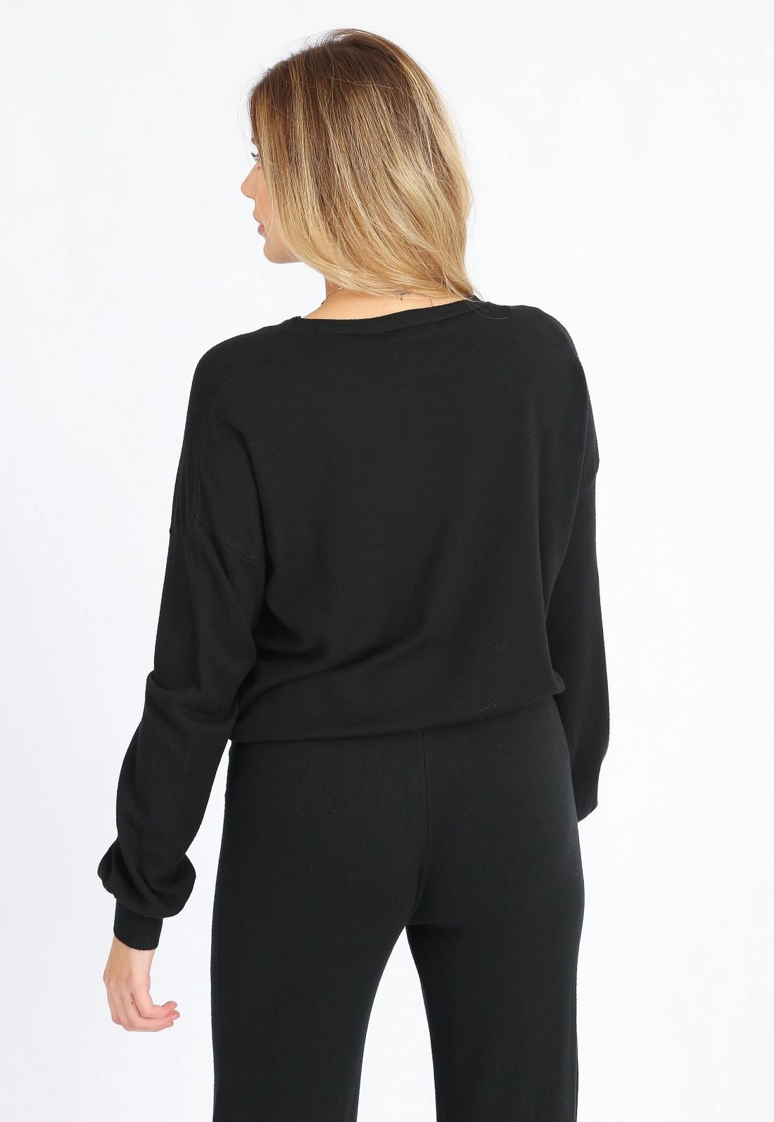 Blusa Tricô Manga Morcego g