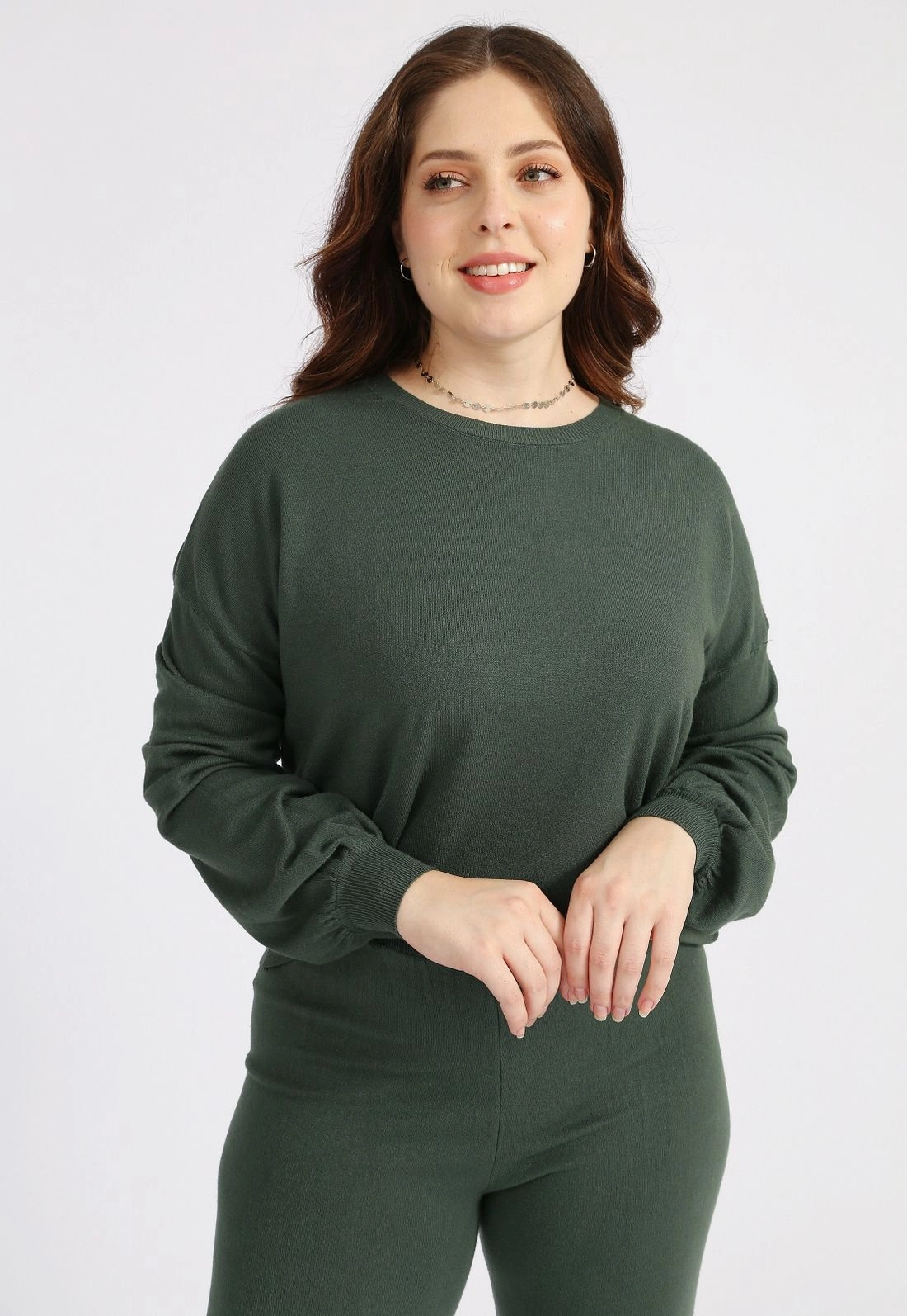 Blusa Tricô Manga Morcego g