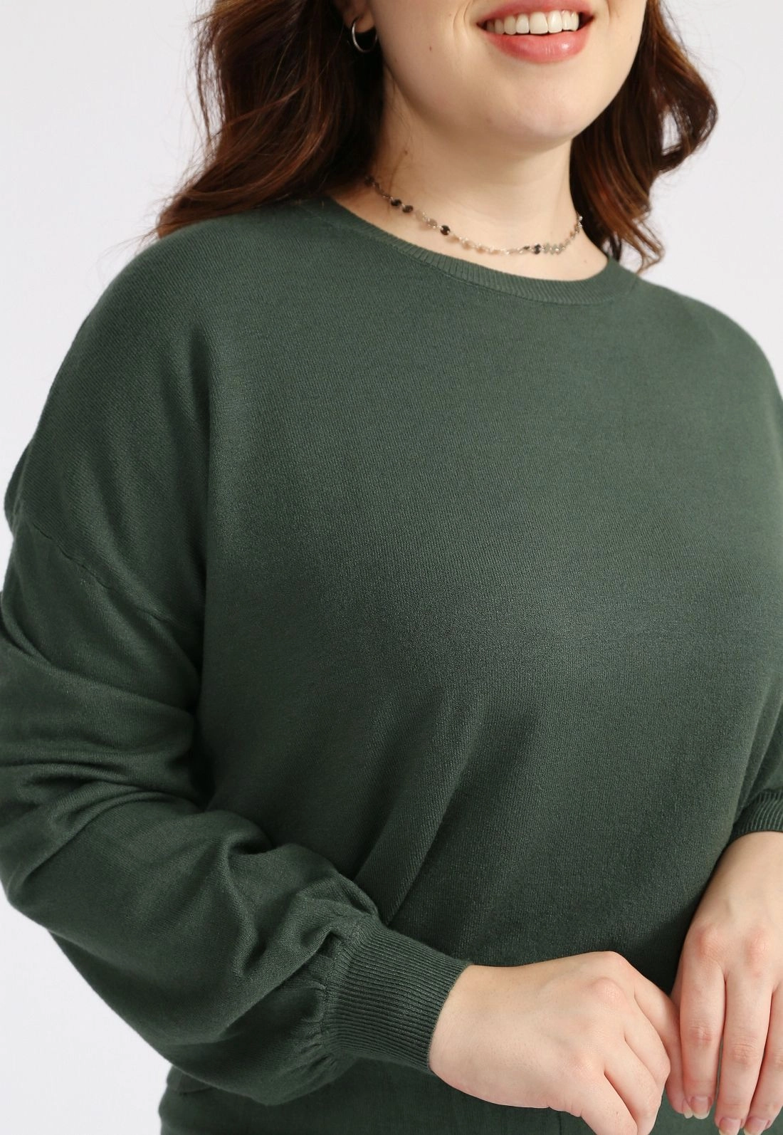 Blusa Tricô Manga Morcego g