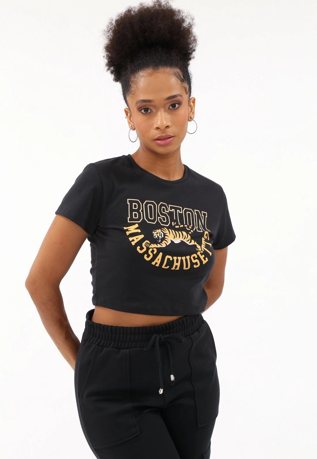 Cropped Cotton M/C Silk Boston
